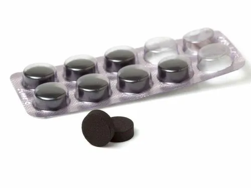 Activated Charcoal Tablets packaging