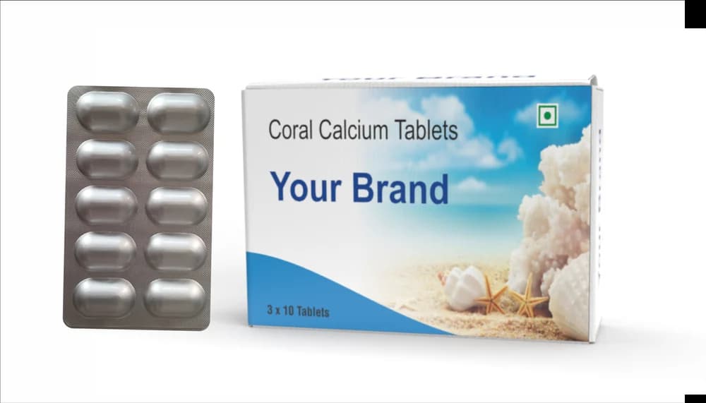 Coral Calcium Tablet packaging