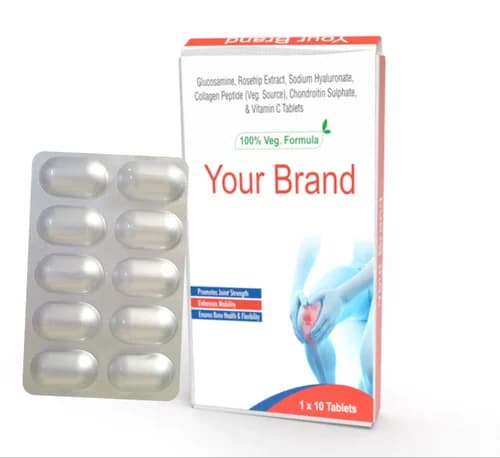Glucosamine Rosehip Extract Vitamin C Tablet packaging