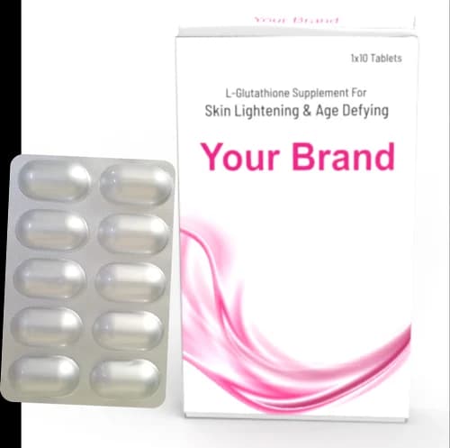 L GLUTATHIONE SKIN LIGHTENING & AGE DEFYING packaging