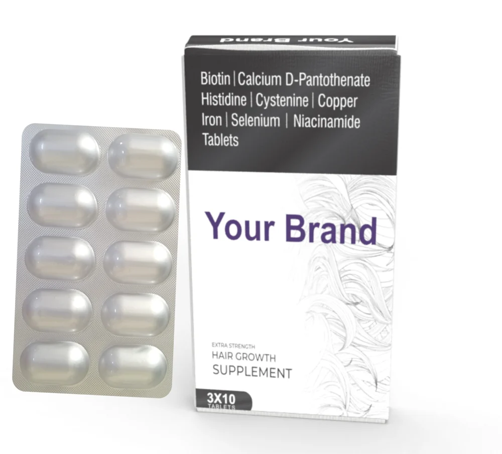 Biotin Tablets packaging